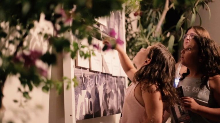 Celebrating at the Cycladic village