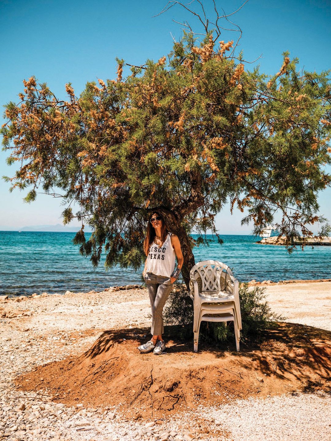 Rania's favourite walk at the beach. 