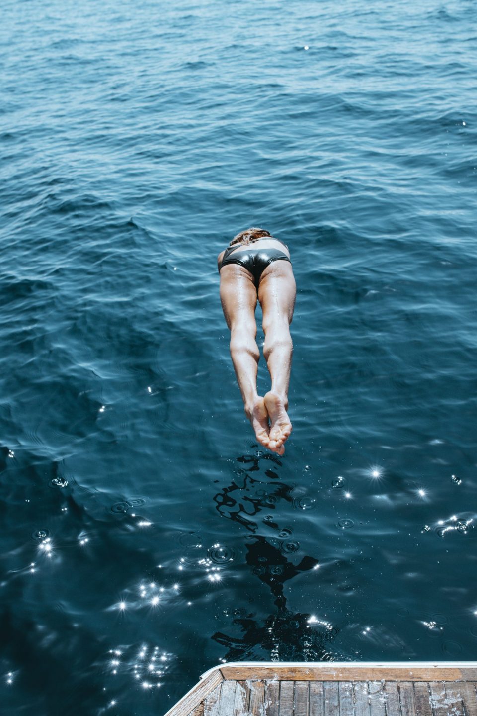 Dive in the deep blue sea.