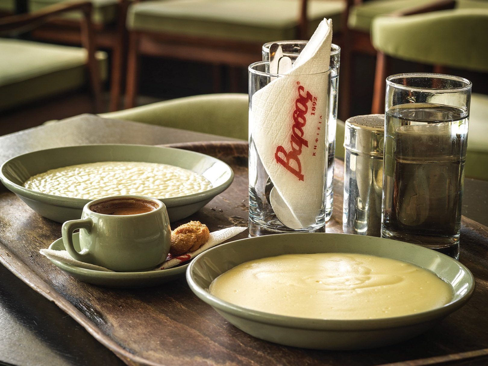 Day starts with Greek coffee